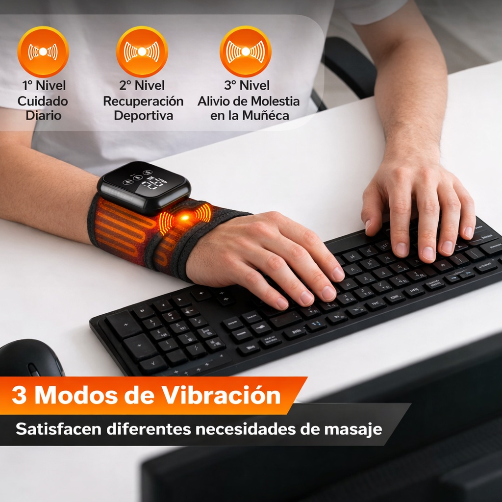 Masajeador Eléctrico de Mano y Muñeca